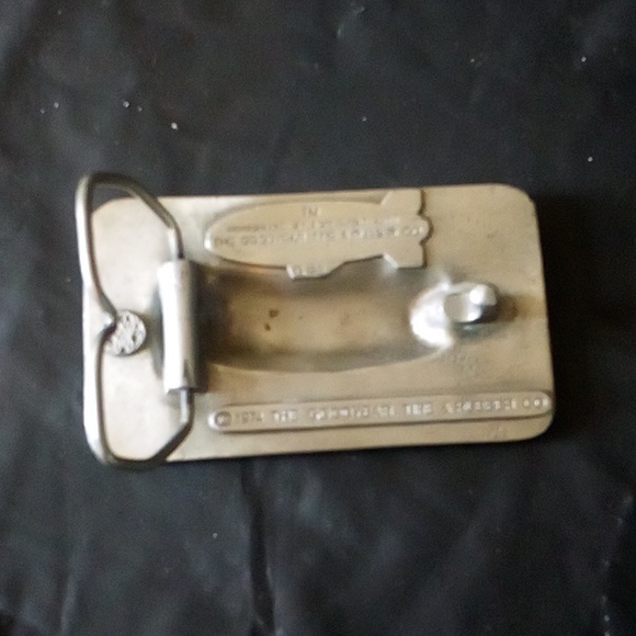 Goodyear blimp 1974 metal  belt buckle in very good condition - Picture 2 of 7